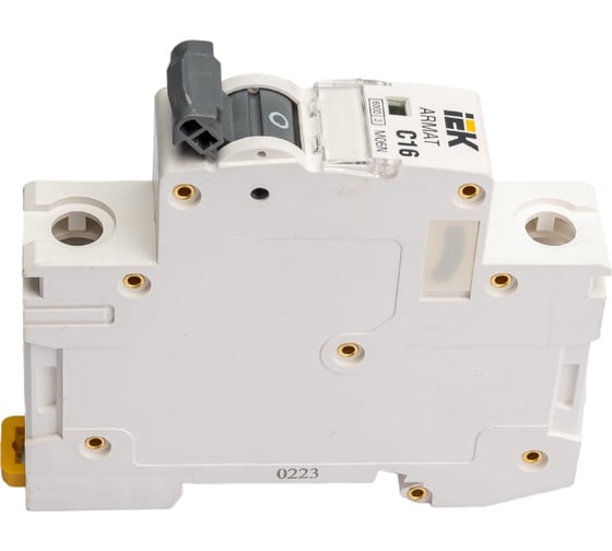Автоматический выключатель IEK ARMAT M06N 1P C 16А AR-M06N-1-C016