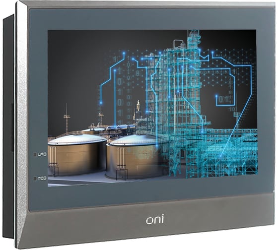 Панель оператора ONI ETG 7” металлический корпус ETG-A8TS-HSSE-P-070