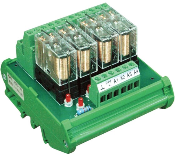 Комбинированное реле Leipole 4*24VDC/2J JDO-10 7010.016