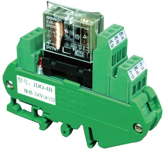 Вставное реле Leipole 24VDC/1J JDO-4B (10 шт в упак) 7010.010