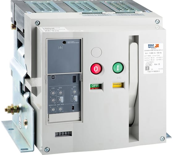 КЭАЗ Выключатель автоматический OptiMat A-1600-S2-3P-85-F-MR7.0-B-C2200-M2-P02-S1-03 277047
