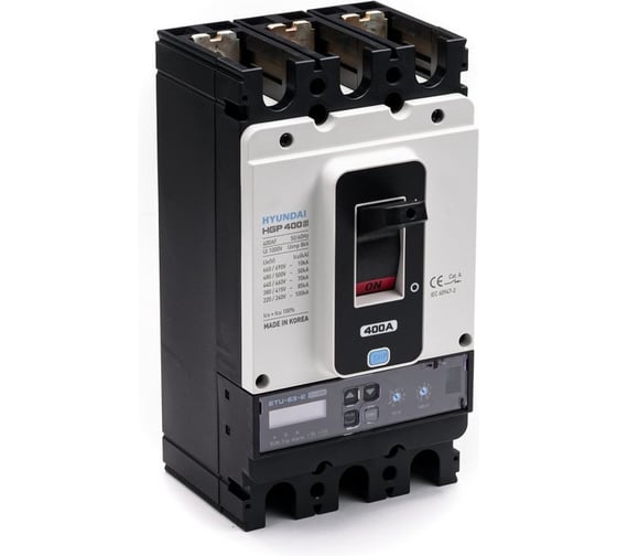 Автоматический выключатель Hyundai HGP400S 3PEES0000C00400 160-400A (ETU-E, LSIG) ток к.з. 85kA AC380/415В (Без кабеля питания PWC25GPDC24V) 13.03.03.000176