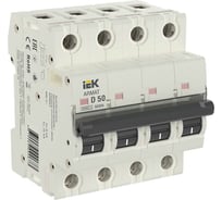 Автоматический выключатель IEK ARMAT M06N 4P D 50А AR-M06N-4-D050