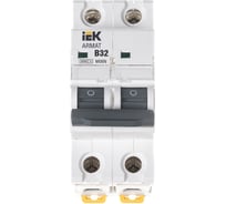 Автоматический выключатель IEK ARMAT M06N 2P B 32А AR-M06N-2-B032