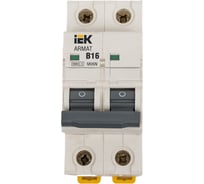 Автоматический выключатель IEK ARMAT M06N 2P B 16А AR-M06N-2-B016