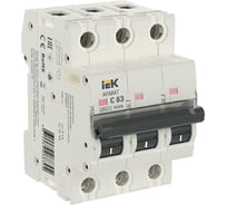 Автоматический выключатель IEK ARMAT M06N 3P C 63А AR-M06N-3-C063