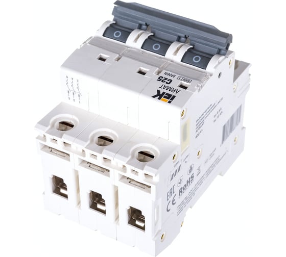 Автоматический выключатель IEK ARMAT M06N 3P C 25А AR-M06N-3-C025