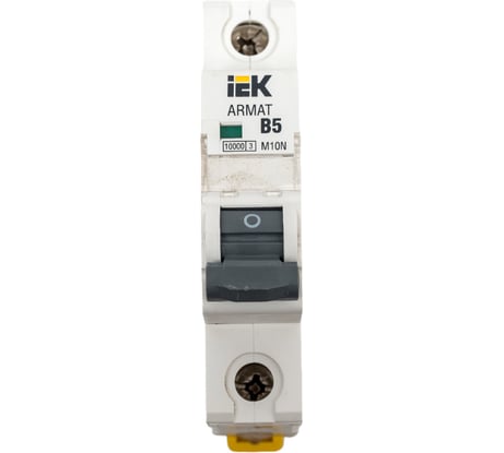 Автоматический выключатель IEK ARMAT M10N 1P B 5А AR-M10N-1-B005