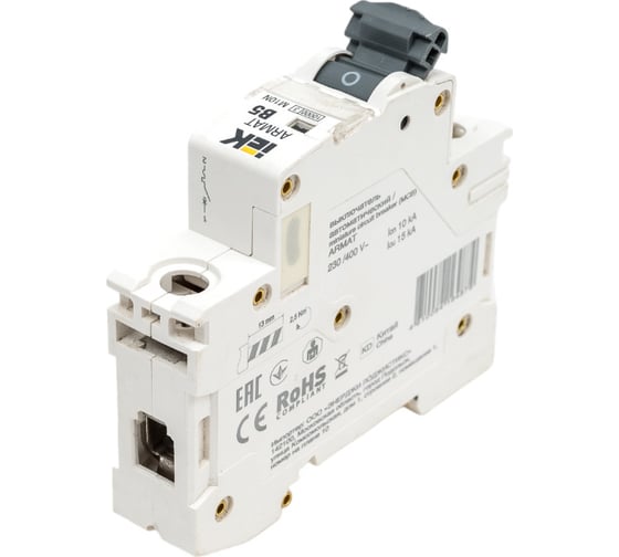 Автоматический выключатель IEK ARMAT M10N 1P B 5А AR-M10N-1-B005
