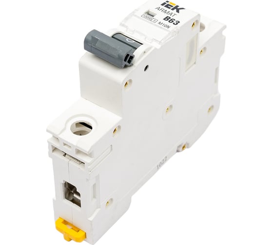 Автоматический выключатель IEK ARMAT M10N 1P B 63А AR-M10N-1-B063