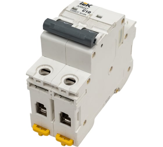 Автоматический выключатель IEK ARMAT M10N 2P C 10А AR-M10N-2-C010