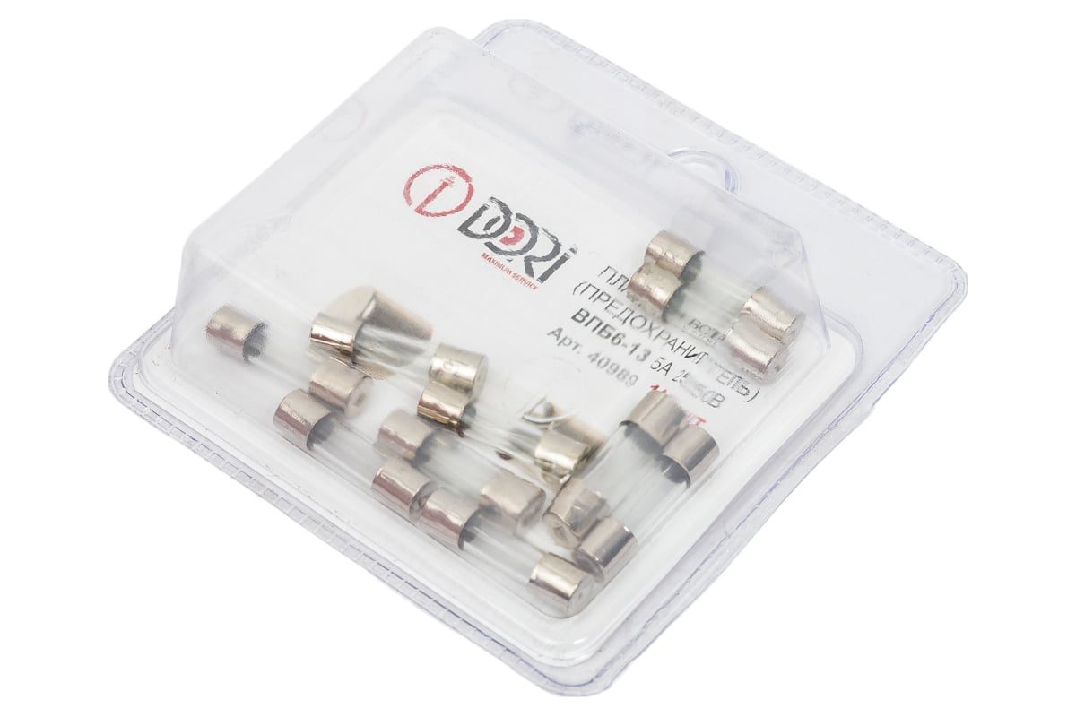 Плавкая вставка DORI ВПБ6-13 5А 250В 10 шт 40989 - выгодная цена ...