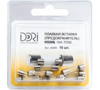 Плавкая вставка DORI Н520Б 16А 250В 10 шт 40996