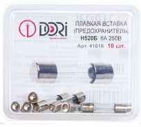 Плавкая вставка DORI Н520Б 6А 250В 10 шт 41016