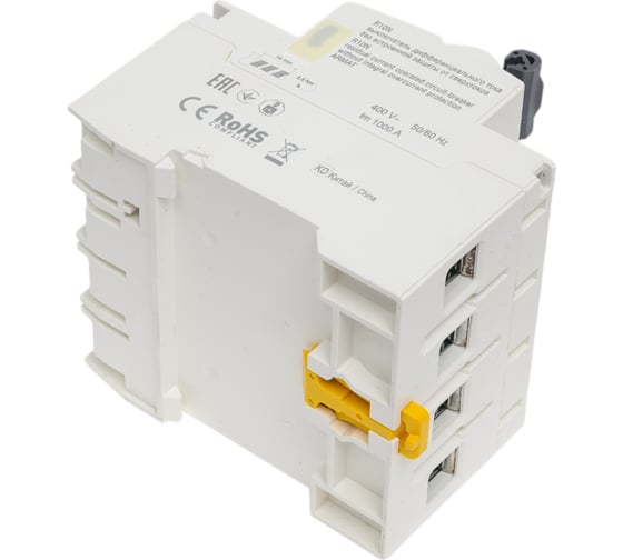 Выключатель дифференциального тока IEK ARMAT R10N 4P 100А 100мА тип AC AR-R10N-4-100C100