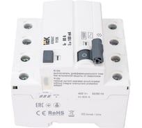 Выключатель дифференциального тока IEK ARMAT R10N 4P 80А 100мА тип AC AR-R10N-4-080C100