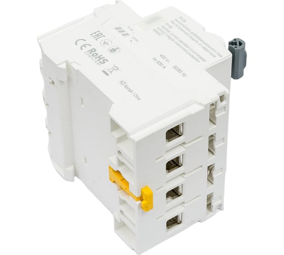 Выключатель дифференциального тока IEK ARMAT R10N 4P 63А 100мА тип A AR-R10N-4-063A100