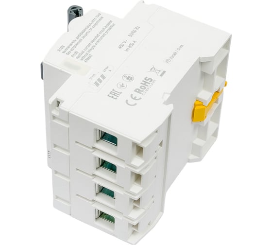 Выключатель дифференциального тока IEK ARMAT R10N 4P 80А 300мА тип AC AR-R10N-4-080C300