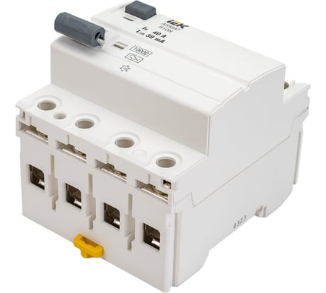 Выключатель дифференциального тока IEK ARMAT R10N 4P 40А 30мА тип A AR-R10N-4-040A030