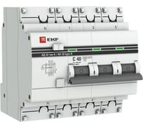 Дифференциальный электронный автомат EKF защита 270В 6кА PROxima DA32-6-40-100-4P-a-pro
