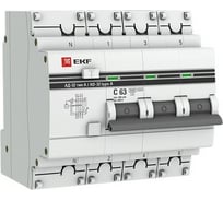 Дифференциальный электронный автомат EKF защита 270В 6кА PROxima DA32-6-63-300-4P-a-pro