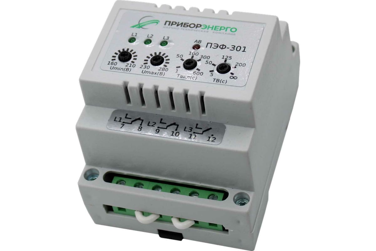 Электронный переключатель фаз НТК Приборэнерго ПЭФ-301 0210550010897 .