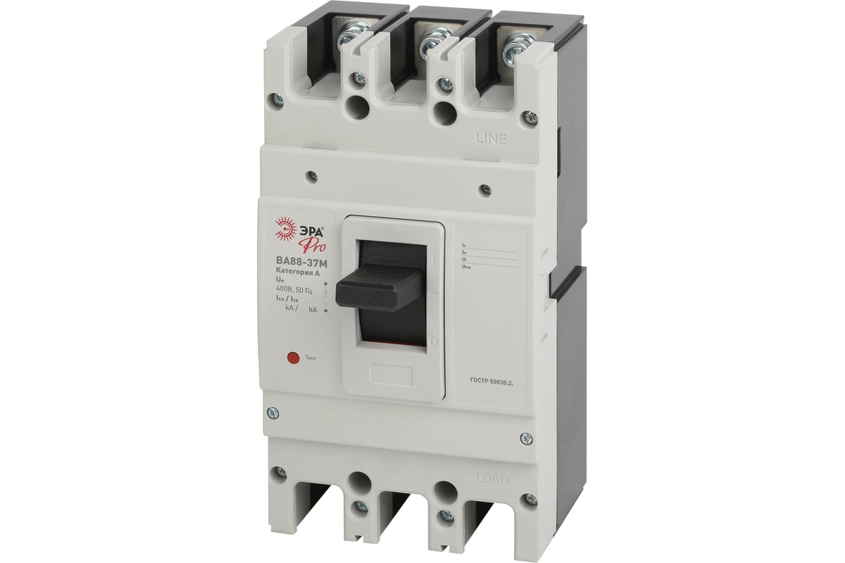 Автоматический выключатель ЭРА PRO ВА88-37М SVA40-3-0400-E 3Р 400А 35кА ...