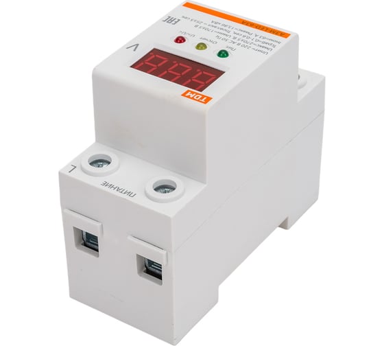 Реле напряжения TDM АЗМ LED-63А-220В SQ1504-0020