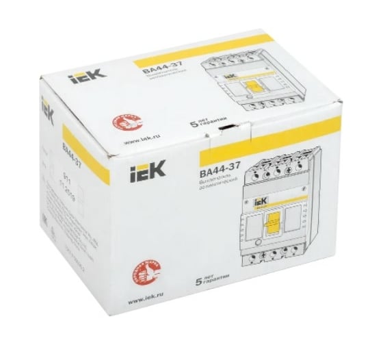 Автоматический выключатель IEK ВА44-37 3Р 315А 35кА SVA4410-3-0315-35