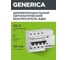 Дифференциальный автомат GENERICA АД14 4Р 50А 30мА MAD15-4-050-C-030 2