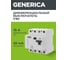 Дифференциальный выключатель GENERICA УЗО ВД1-63 4Р 16А 30мА MDV15-4-016-030 2