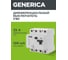 Дифференциальный выключатель GENERICA УЗО ВД1-63 4Р 32А 100мА MDV15-4-032-100 2