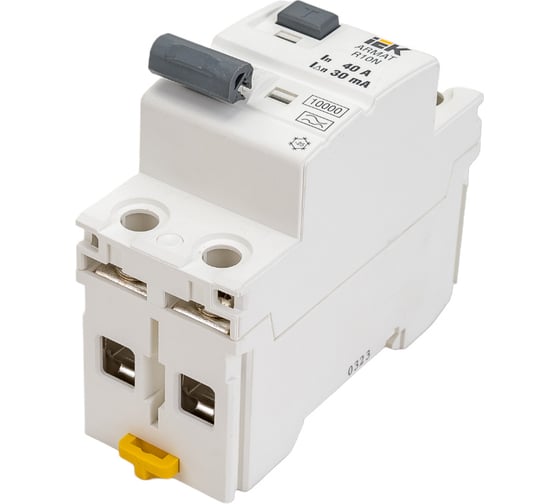 Выключатель дифференциального тока IEK ARMAT R10N 2P 40А 30мА тип A AR-R10N-2-040A030