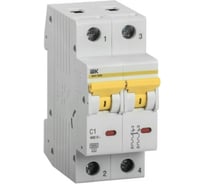 Автоматический выключатель IEK ВА47-60M 2Р 1А 6кА С MVA31-2-001-C