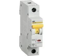 Автоматический выключатель IEK ВА47-60M 1Р 20А 6кА D MVA31-1-020-D