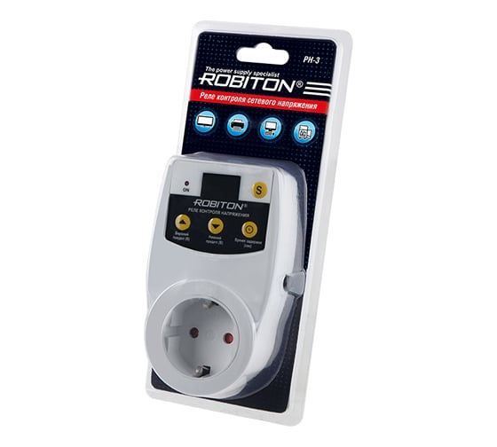 Реле контроля напряжения Robiton РН-3 BL1 17982