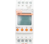 Реле времени TDM ELECTRIC РВМЦ-1с/100час-2х8А-24/230В-DIN (многофункциональное цифровое, 24 режима, 1с-100час, 24-230В АС/DC) SQ1503-0026
