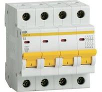 Автоматический выключатель IEK ВА47-29 4Р 3А 4,5кА х-ка В ИЭК MVA20-4-003-B