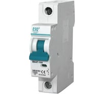 Автоматический выключатель ESQ ВА 47-100 1 полюс, 3А, ток короткого замыкания 10кА, хар-ка С 14.03.03.000006