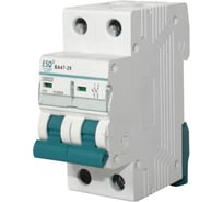 Автоматический выключатель ESQ ВА 47-29 2 полюса, 25А, ток короткого замыкания 4.5кА, хар-ка С 14.03.01.000036