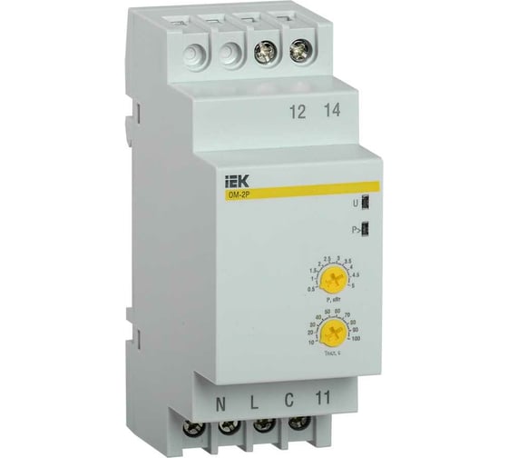Ограничитель мощности IEK ОМ-2P 16А 230В MOM10-2-016 1