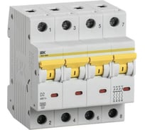 Автоматический выключатель IEK ВА47-60M 4Р 2А 6кА D MVA31-4-002-D
