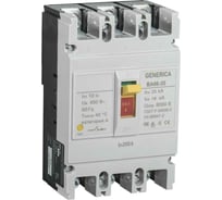 Автоматический выключатель GENERICA ВА66-35 3Р 200А 25кА SAV30-3-0200-G
