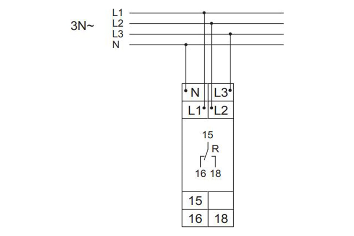 Реле контроля фаз TELE E1YM400VS10 1340405 - выгодная цена, отзывы,  характеристики, фото - купить в Москве и РФ