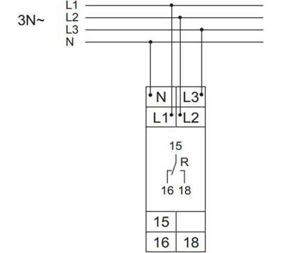 Реле контроля фаз TELE E1YM400VS10 1340405