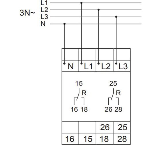 Реле контроля фаз TELE E3YM400VSY20 1341408