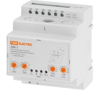 Реле напряжения (ограничения мощности) ОМ-1 3/30-Н-01 (1ф, 3-30кВт, 4мод, с реле напр.) TDM ELECTRIC SQ1505-0003