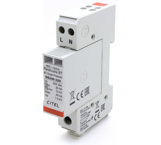 Устройство защиты от импульсных перенапряжений Citel тип 2 DS240-320 311901