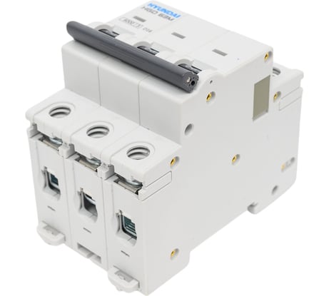 Автоматический выключатель Hyundai HGD63-M 3PMCS0000C 00016 3п, 16А, 6kA, хар-ка C 13.04.000888