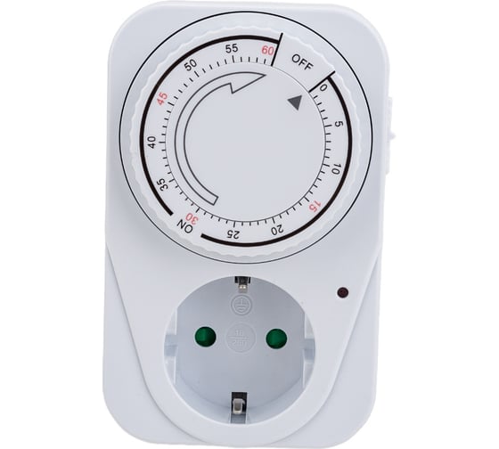 Механический таймер GoPower Timix 08 16A 3600W 1ч/1мин (1/12/48) 00-00019843